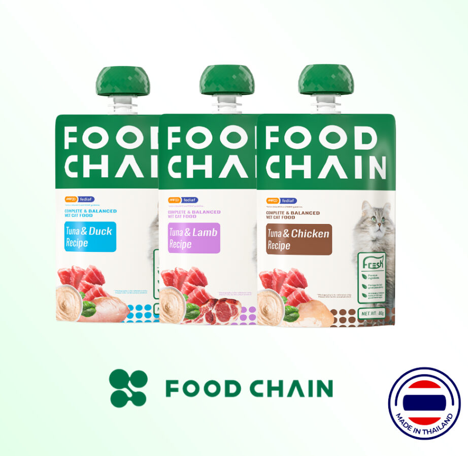 FOOD CHAIN Complete & Balanced Cat Wet Food Pouch