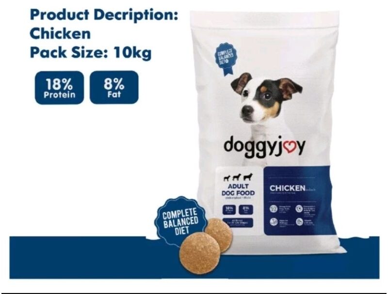 Doggyjoy Dry Dog Food Chicken flavour 10kg