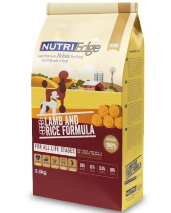 NutriEdge Lamb & Rice 3kg - Dog Food