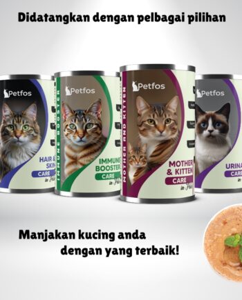 PetFos Cat Wet Food in Pate 400g