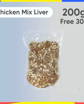 PETSEE Chicken Mix Liver Freeze-Dried Pet Snacks Cat Dog