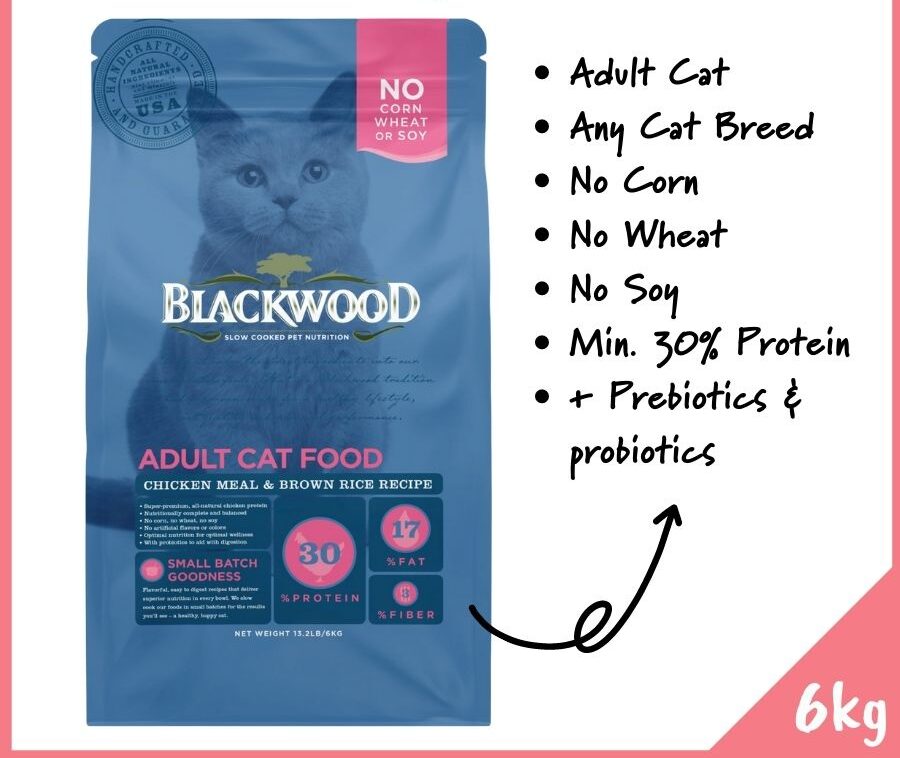 Blackwood 6kg Dry Cat Food