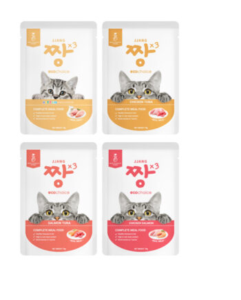 JJANG Eco-choice Pouch Cat Wet Food Real Meat Fish