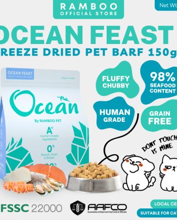 RAMBOO Ocean Feast Premium Freeze-Dried Cat & Dog Main Diet