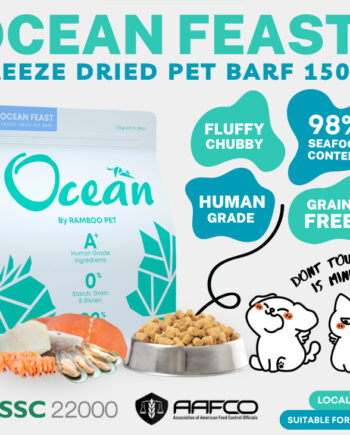RAMBOO Ocean Feast Premium Freeze-Dried Cat & Dog Main Diet